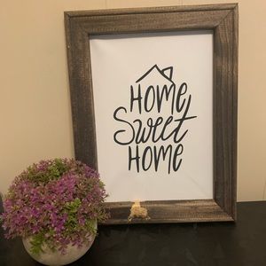 Reverse Canvas Sign